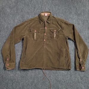 Made in Paradise Pullover Womens Large Corduroy Cinch Hem Vintage‎ Vintage 70s